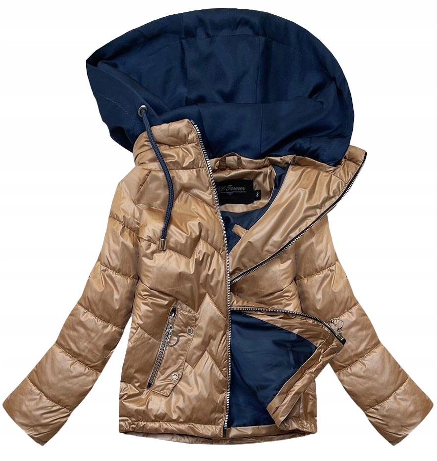 Lehká Bunda S Kapucí 2003BIG Karamel 50