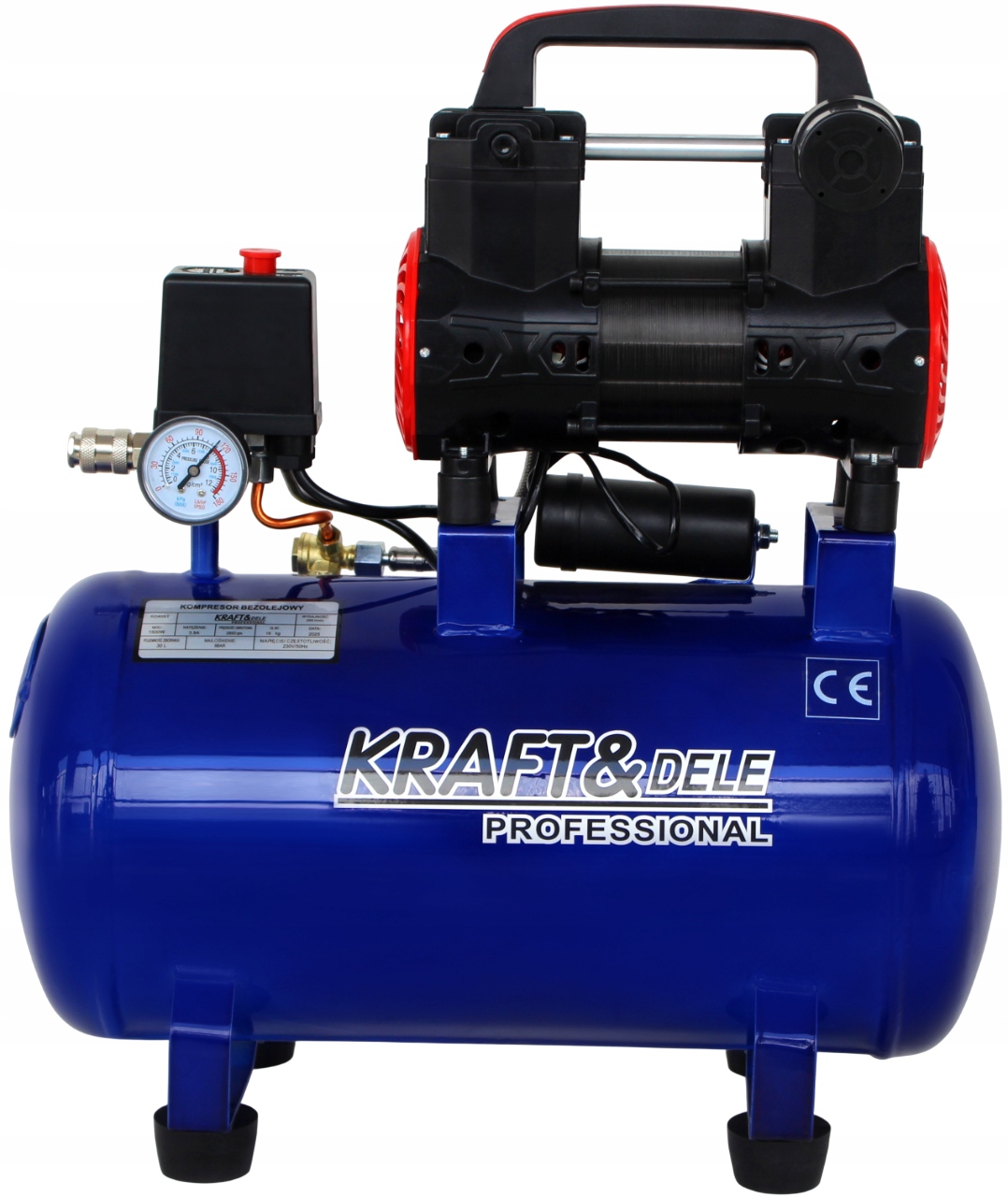 Bezolejový Kompresor Modrý 30 L 230 V 1500 W