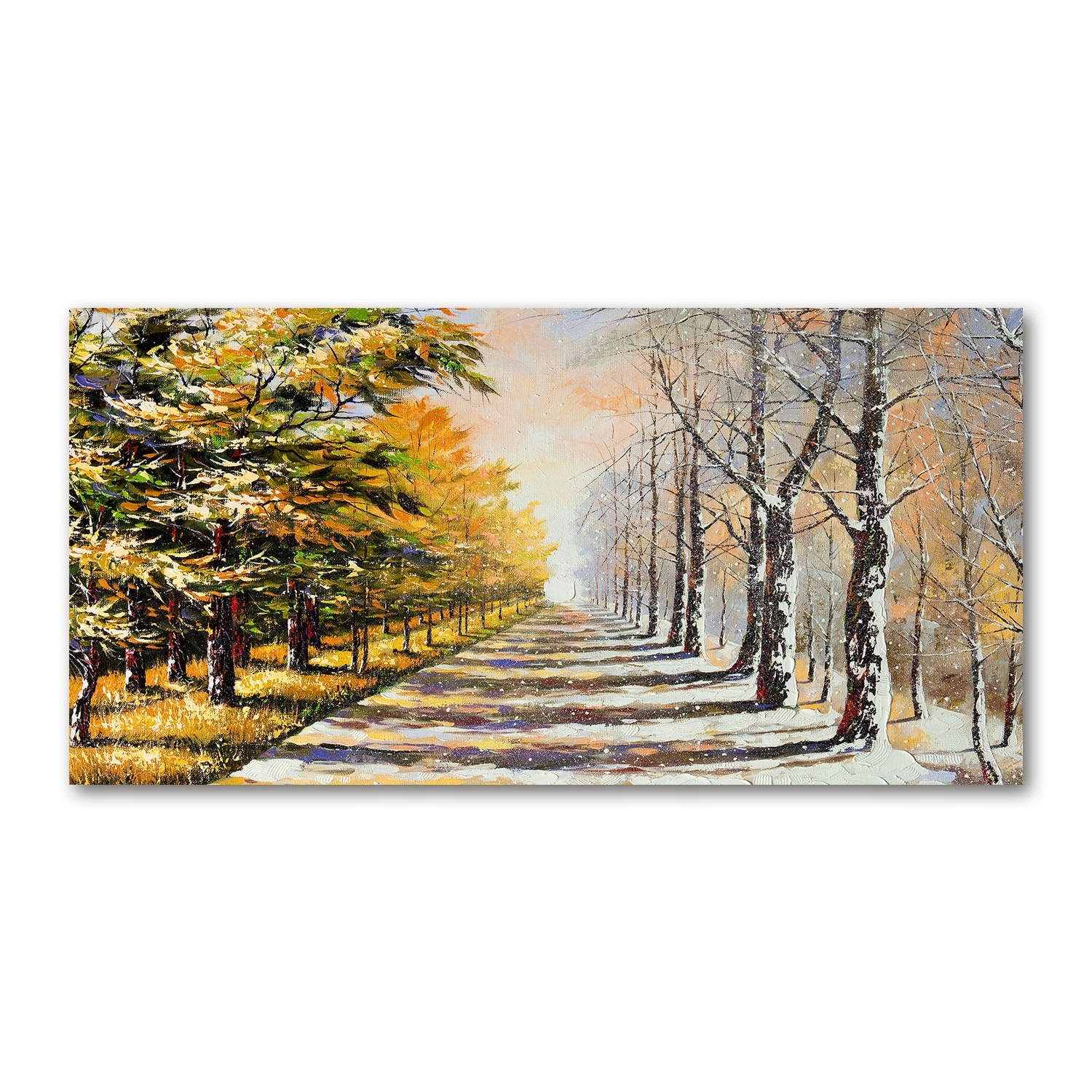 

Foto-obraz akrylowy Jesień kontra zima 140x70 cm