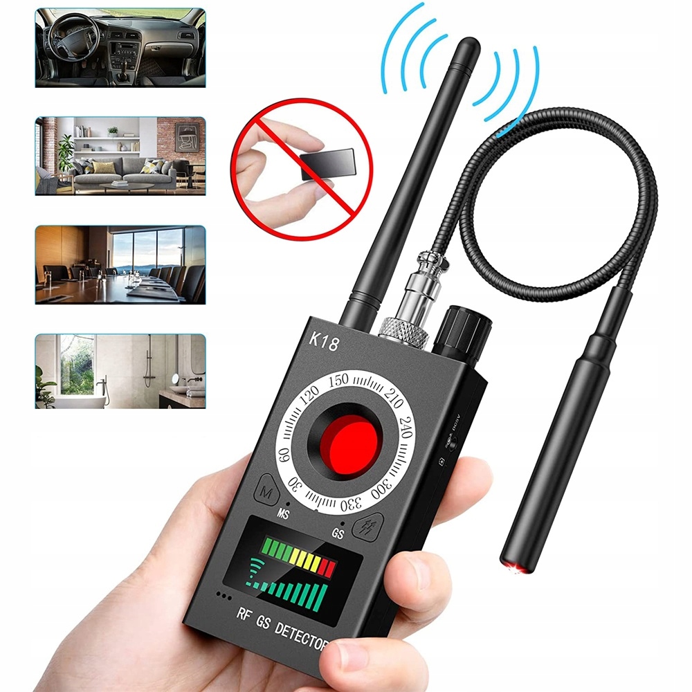 K18 Detektor Odposlechů Gps Lokátorů Gsm Lte Detektor Wifi Kamer