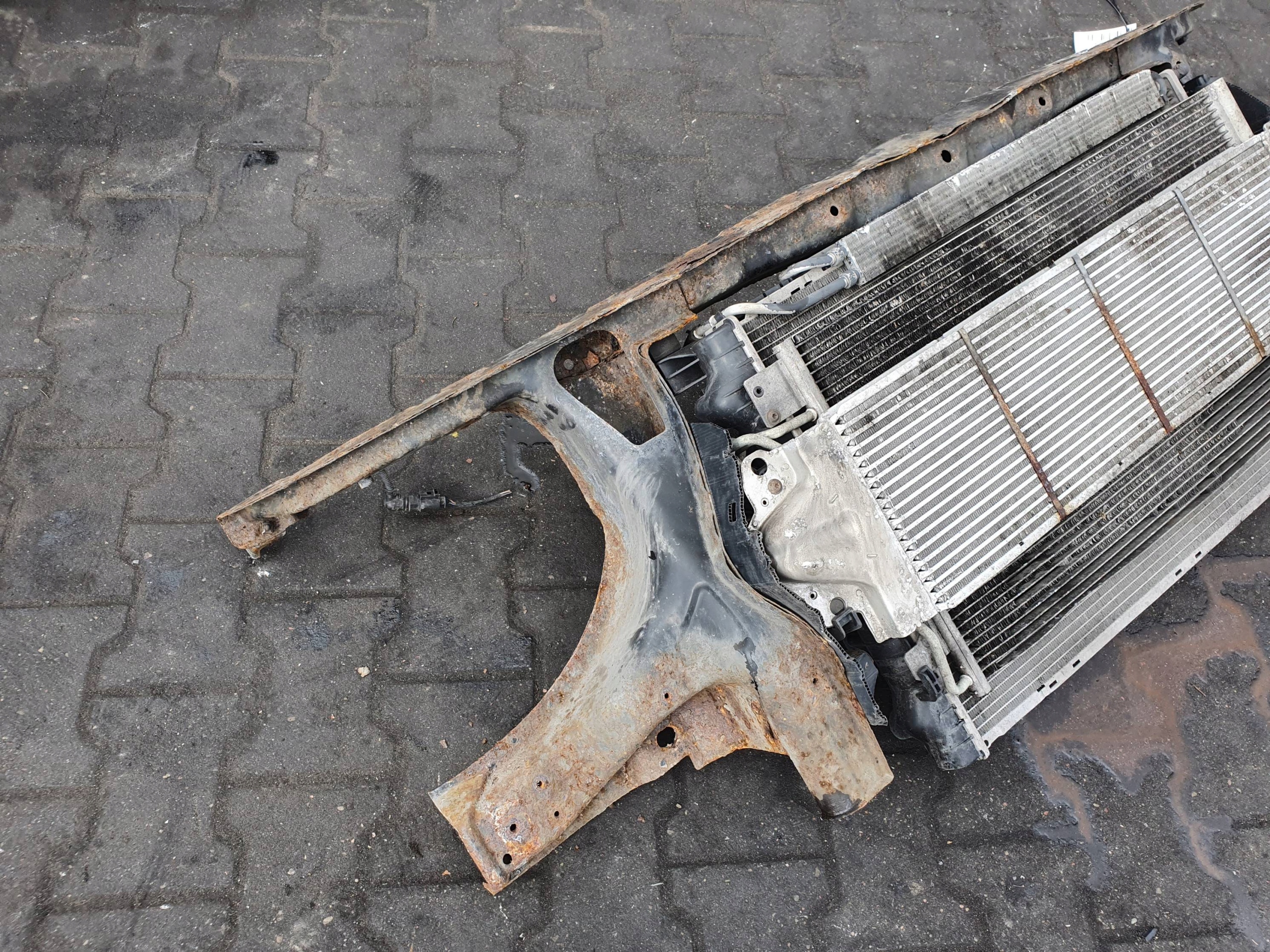 support panel for radiators radiator 1.9 TDI 0130303917 VOLKSWAGEN TRANSPORTER T5