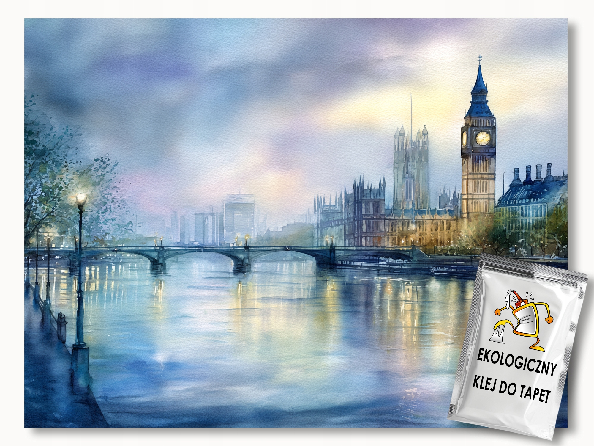 Fototapeta Flizelina Město Anglie Londýn Big Ben Večer 254x184 130g