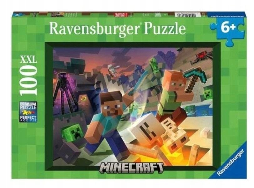 

Puzzle XXL 100 elementów: Minecraft