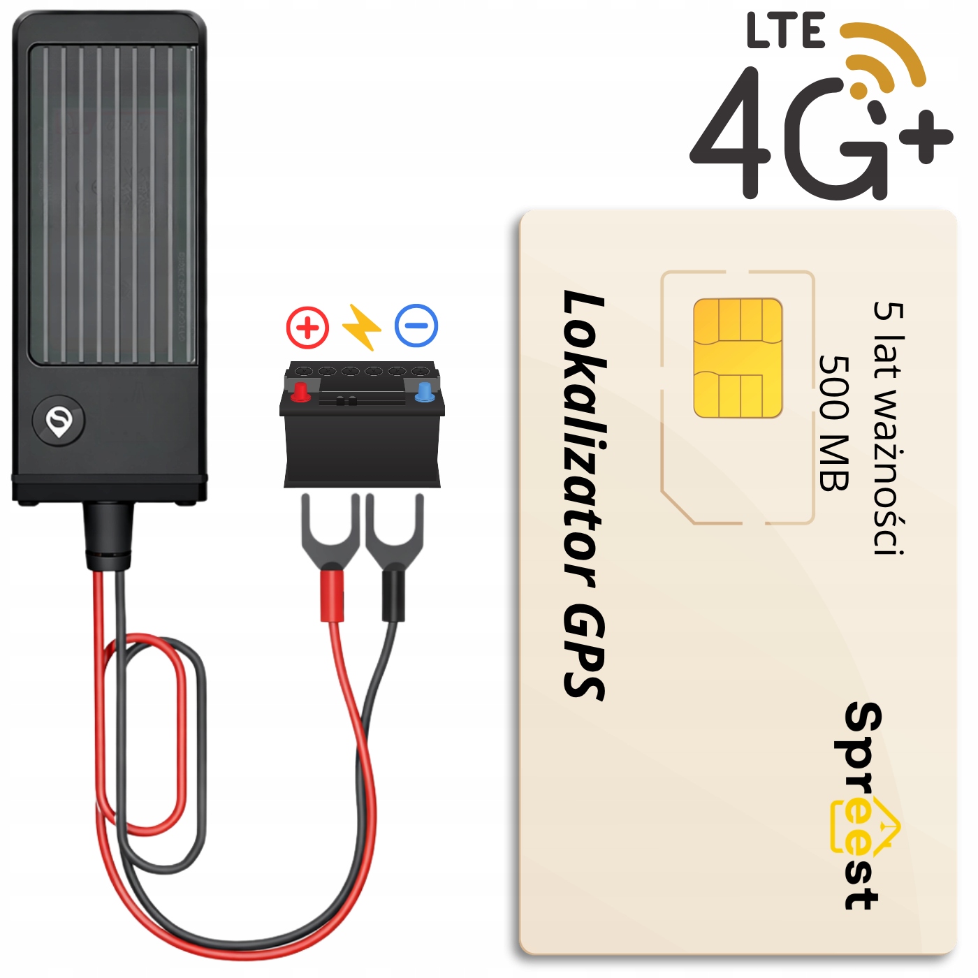Lokátor Gps 4G Do Auta, Bicykel, Loď Sim Karta Na 33 Mesiacov