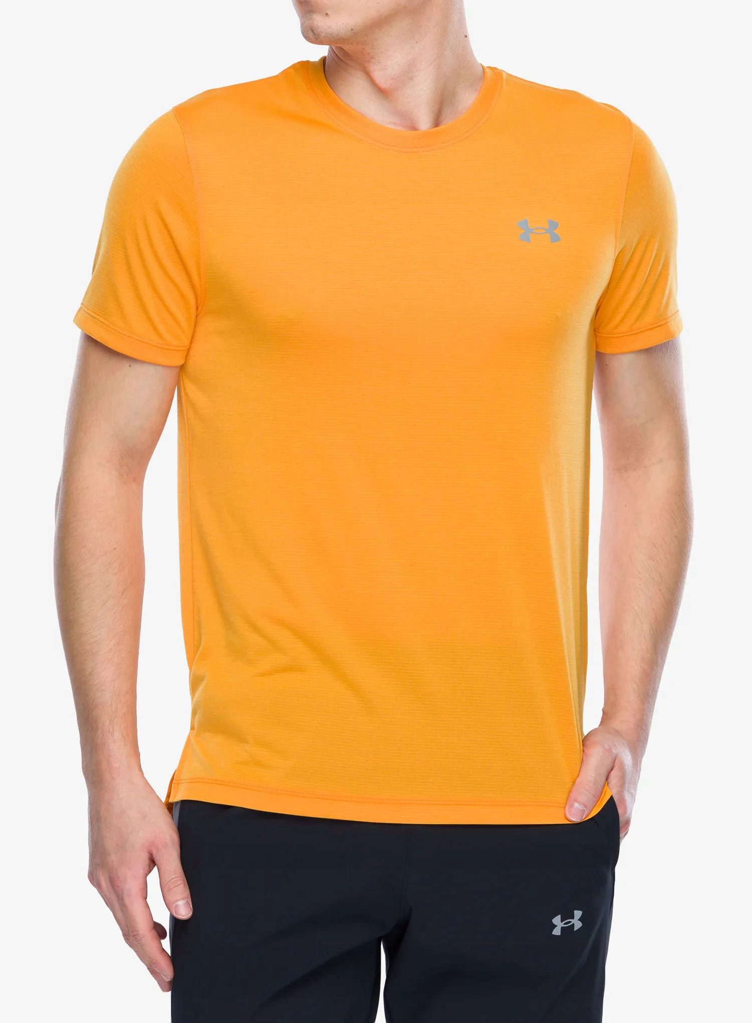 Rychleschnoucí tričko Under Armour Ua Launch Ss squad orange/refl M
