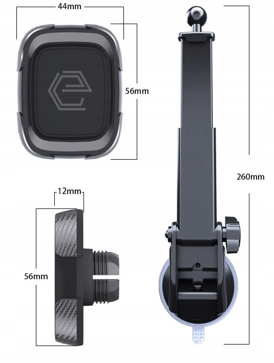 UCHWYT SAMOCHODOWY MAGNETYCZNY NA DESKĘ SZYBĘ DO SAMOCHODU NA TELEFON Kod producenta EXTA0029