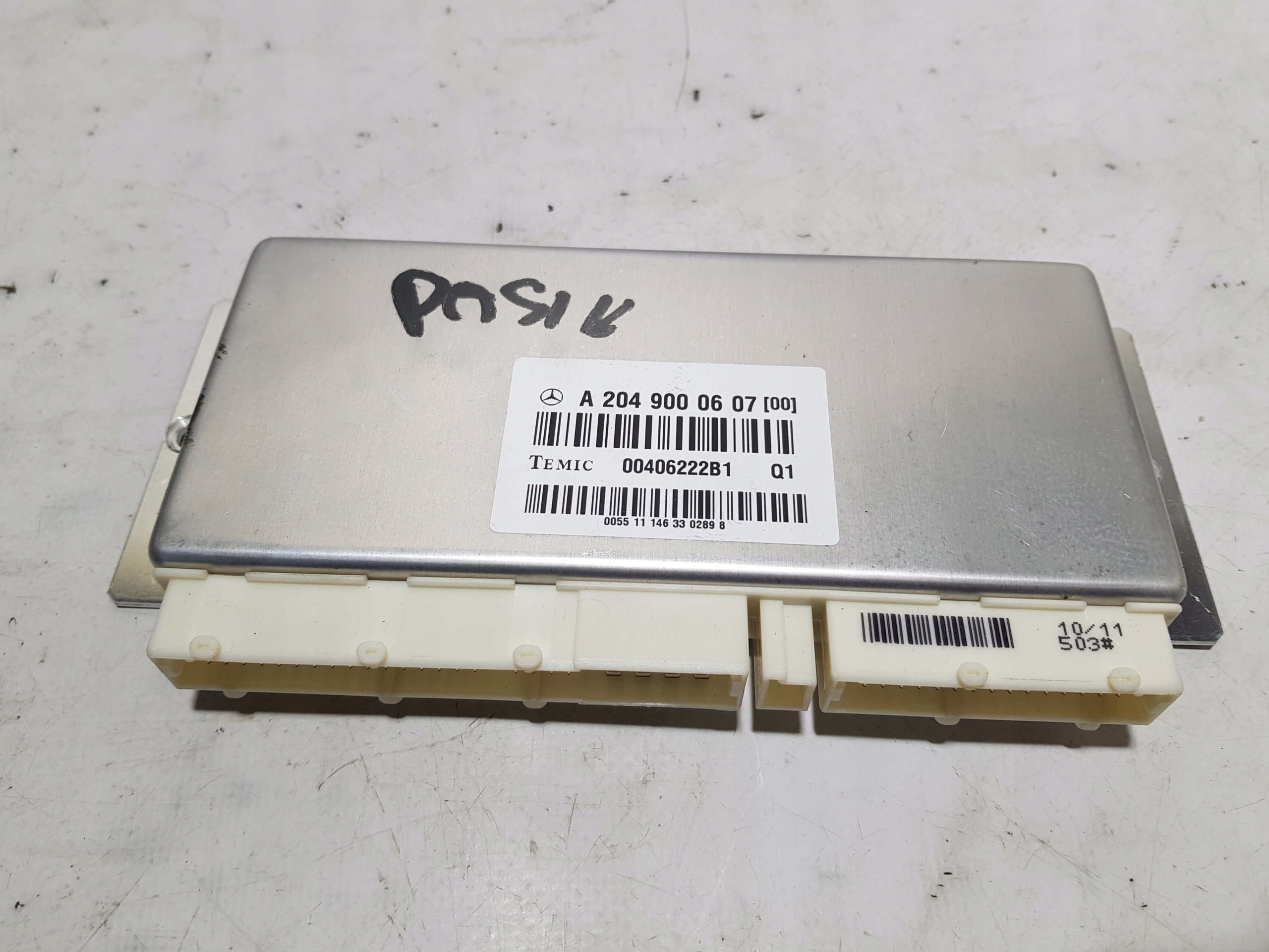 MERCEDES W207 W204 control unit module 2049000607