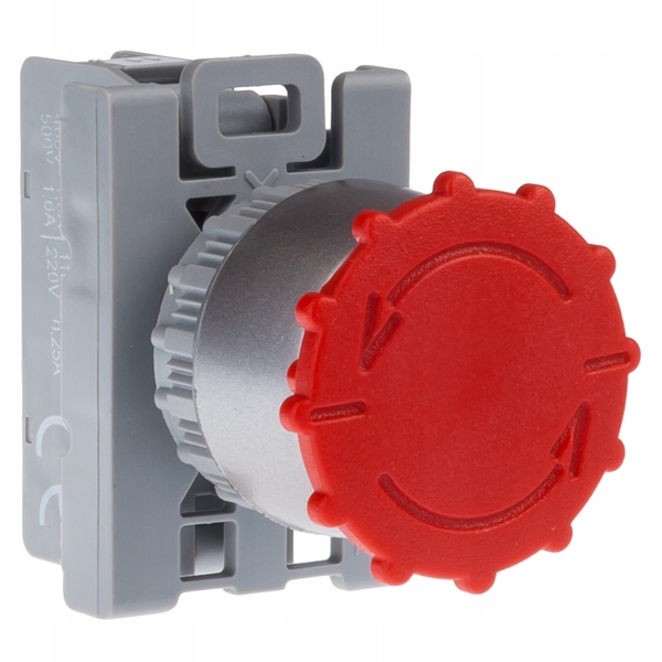 SPAMEL PRZYCISK AWARYJNY 1R CZERWONY SP22-B-01 Kod producenta SP-22-B-01
