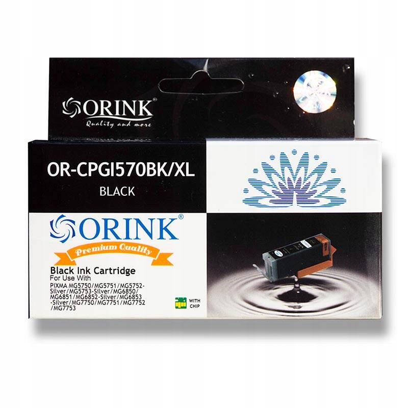 

Tusz do Canon Pixma PGI570XL Bk czarny MG5750 7750