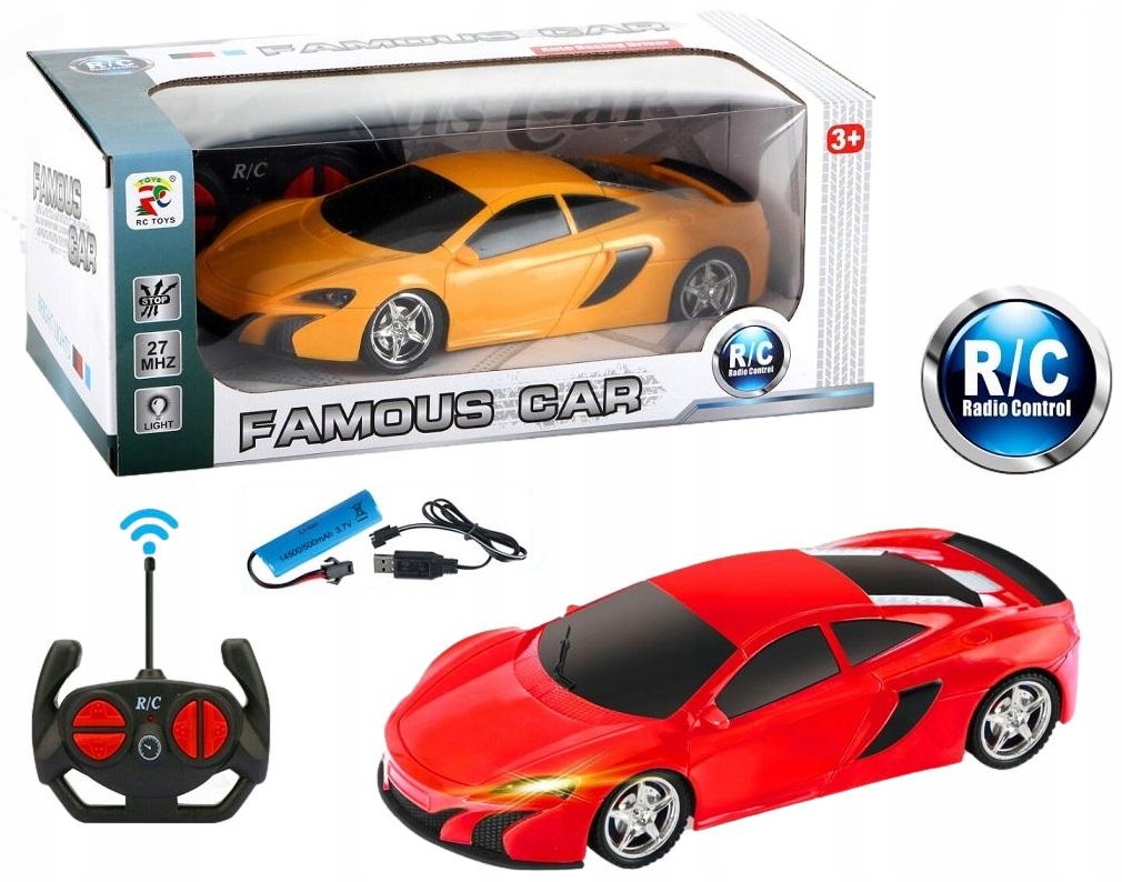 

Samochód Zdalnie Sterowany Auto Wyścigowe Rc+pilot