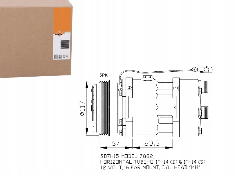 NRF32779 Kompresor Klimatizace Fiat Ducato/citroe Asistent řidiče #33