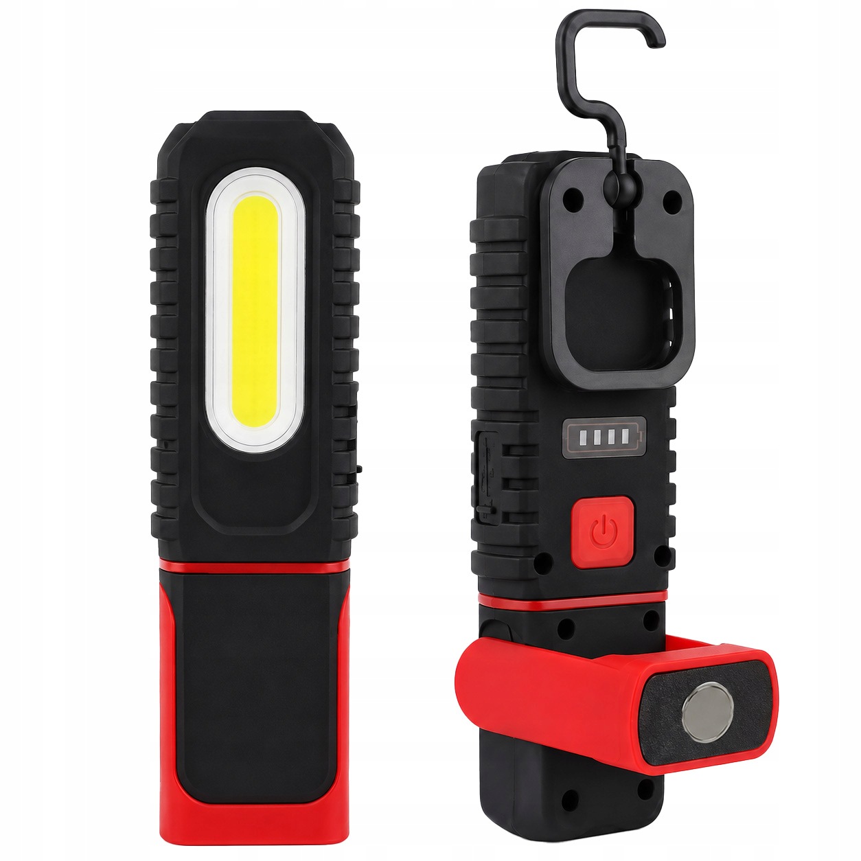 Lampa Warsztatowa Magnes Led Hak Magnetyczna Akumulatorowa Garażu Robocza
