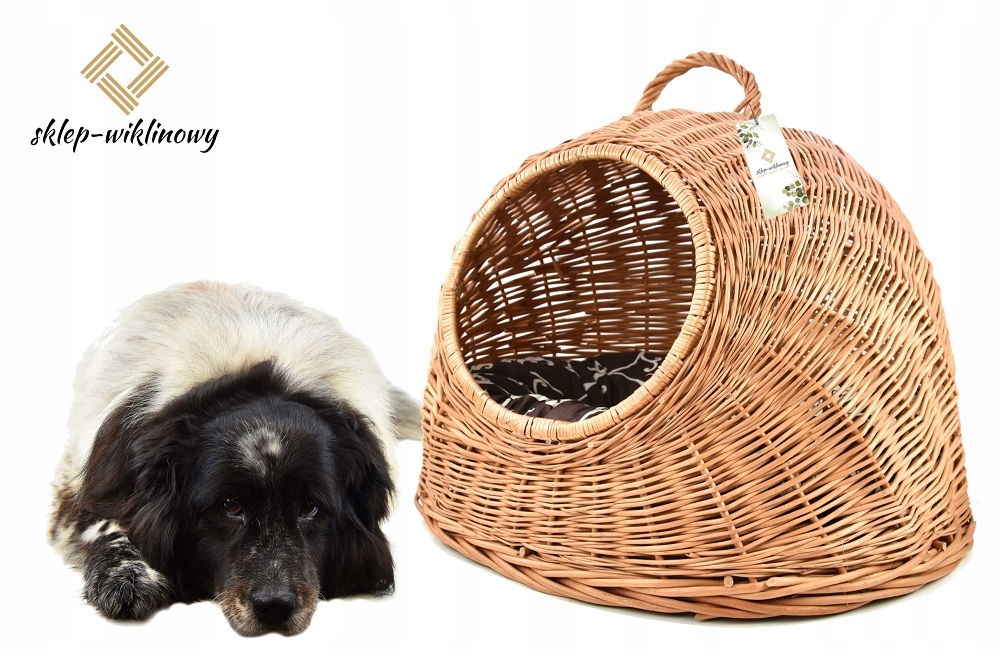 Levně Proutěná budka Domeček Pelíšek pro psa kočku 60 cm