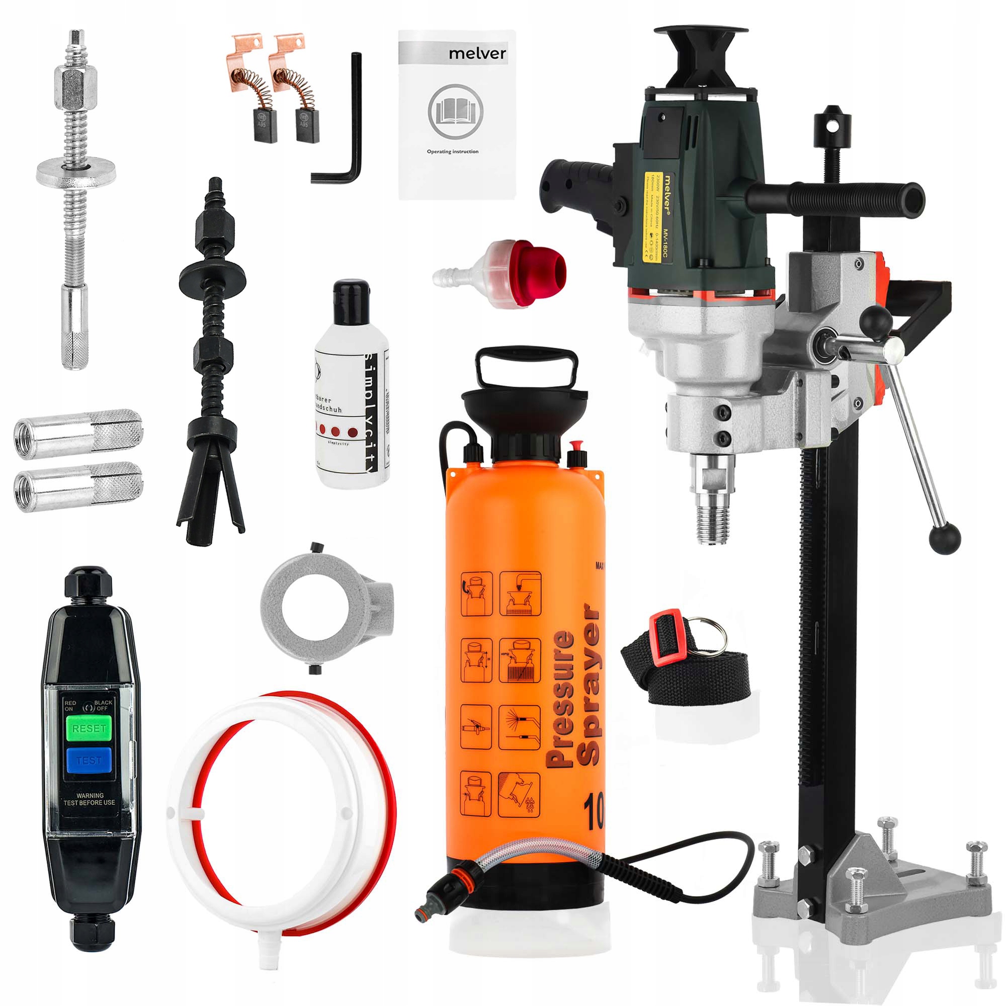 Wiertnica do betonu 180mm Hydronetka Kotwa Kod producenta MV 180 C set 3