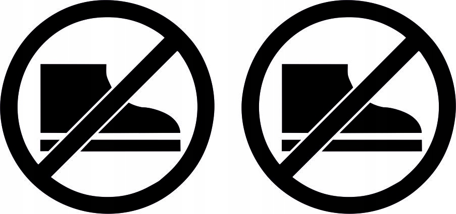 

Naklejki Zakaz Wchodzenia W Butach Tir Scania Man