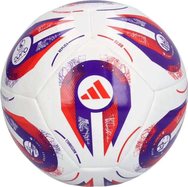 Fotbalový míč Adidas Women's Euro 2025 Club velikost 5 bílý
