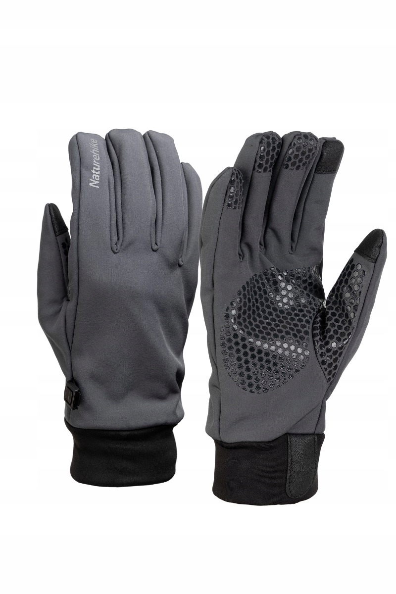 Softshellowe rękawiczki Naturehike Softshell GL05 NH19S005-T - GREY m