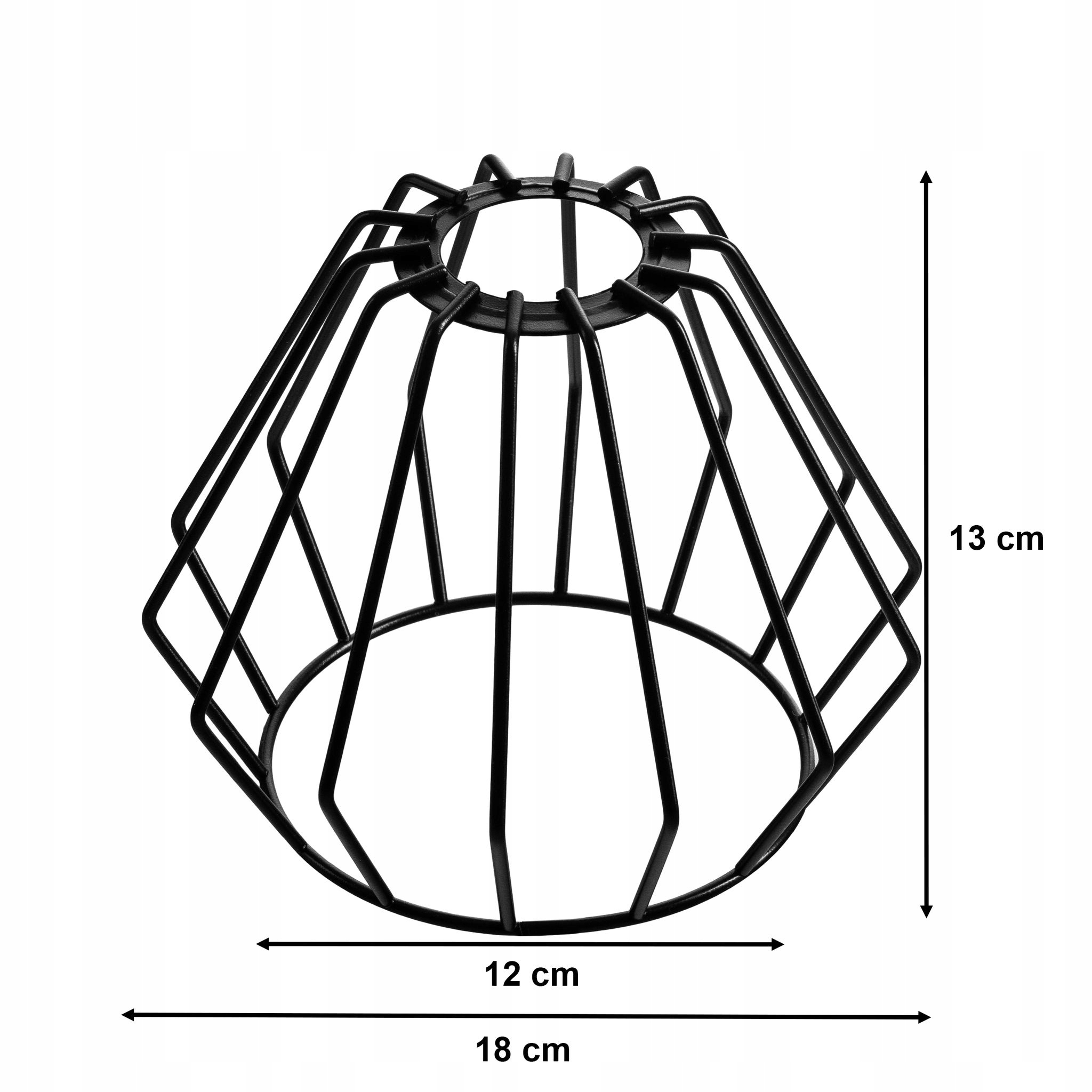 Lampka nocna Lampa stołowa loft na led E27 Drut Długość/wysokość 40 cm