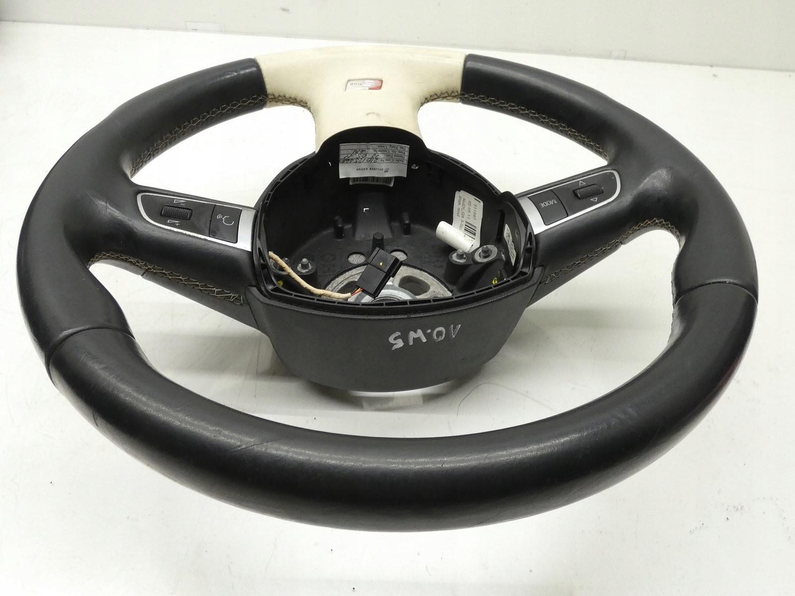 lenkrad Leder SKORZANA MULTI MULTIFUNKCJA AUDI A3 A4 A5 S-LINE 8P0124A