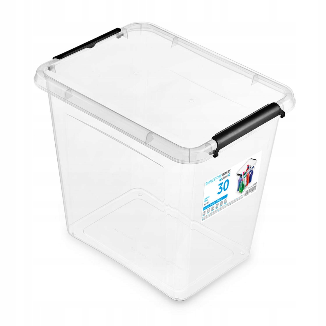 Przezroczysty pojemnik 30L SimpleStore 1542