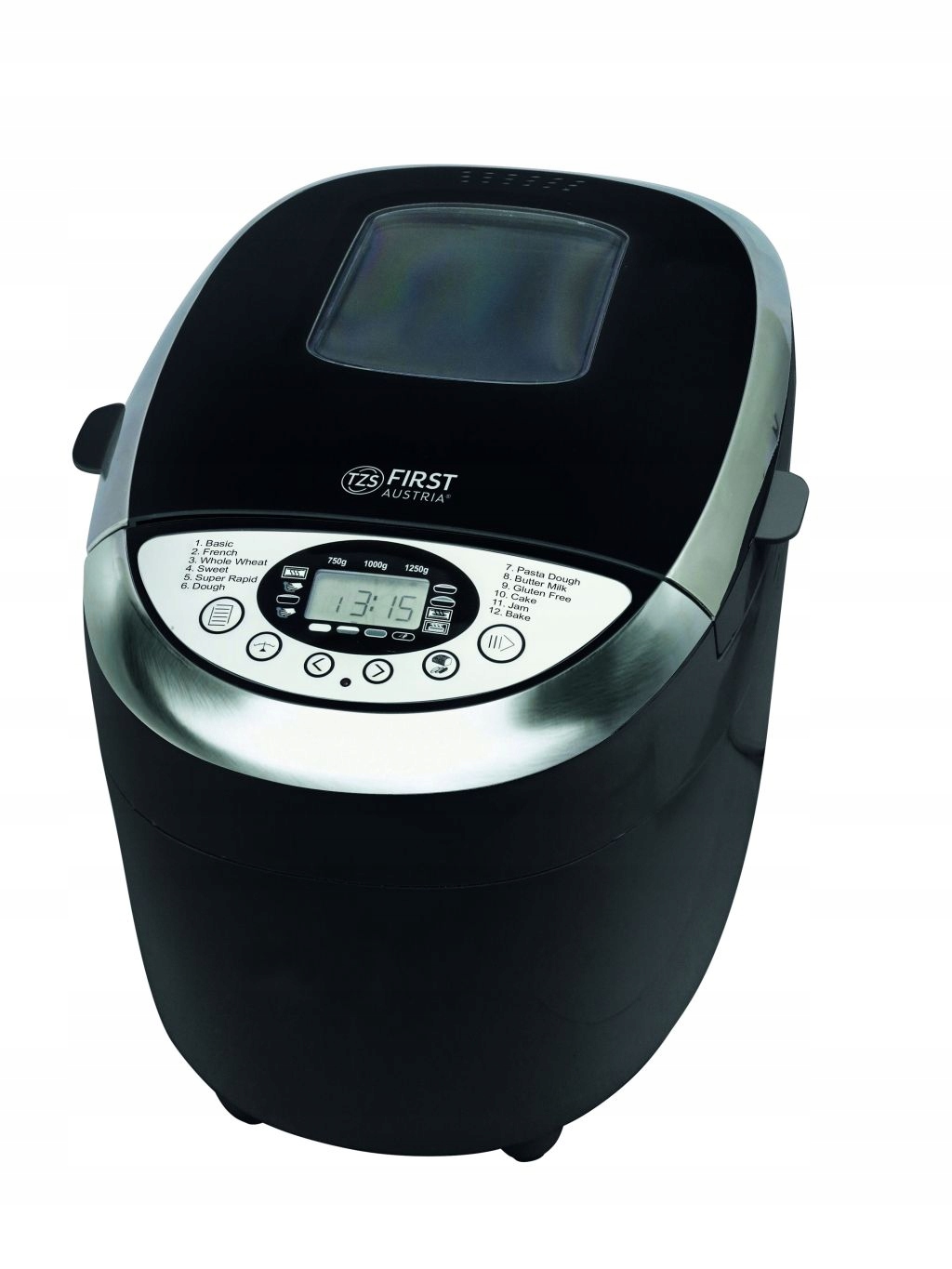 Wypiekacz do chleba First Austria 5152-3-BA czarny 850 W