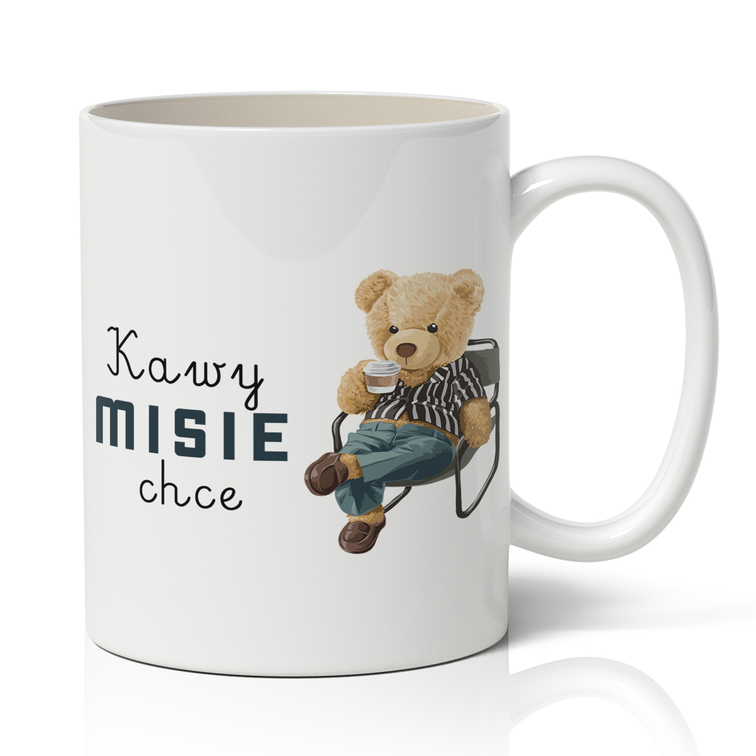 

Śmieszny Kubek wzór Miś 02