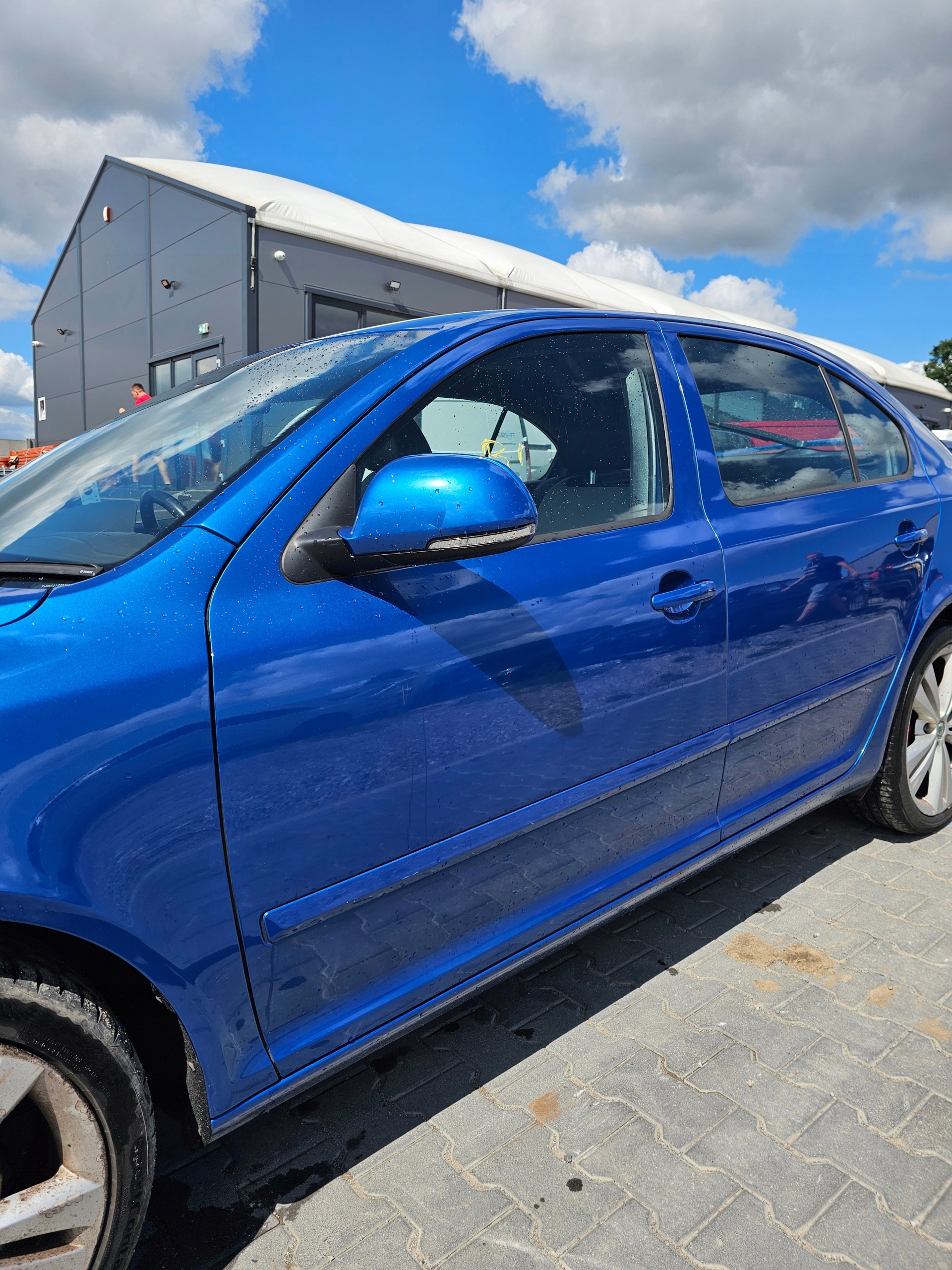 door left front complete SKODA OCTAVIA II LIFT colour LF5W