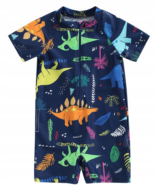 

Strój Kąpielowy Dinozaury Ochrona Uv UPF50+ 80-92