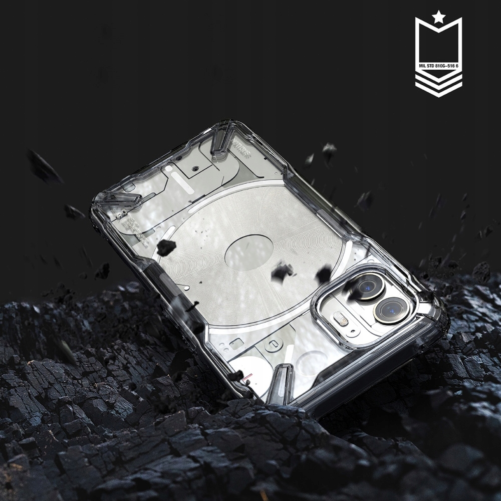 Etui RINGKE X 2x SZKŁO Spigen do Nothing Phone 2 Materiał tworzywo sztuczne