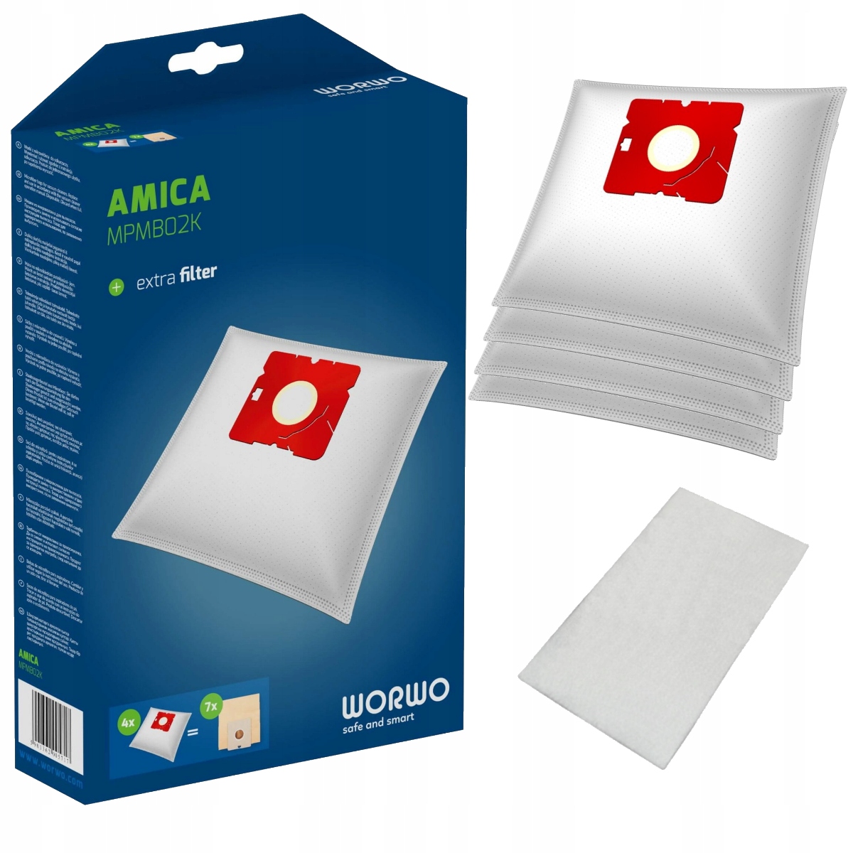 

4x Worki do Amica Zonda Dublis Viento Mpm Zelmer