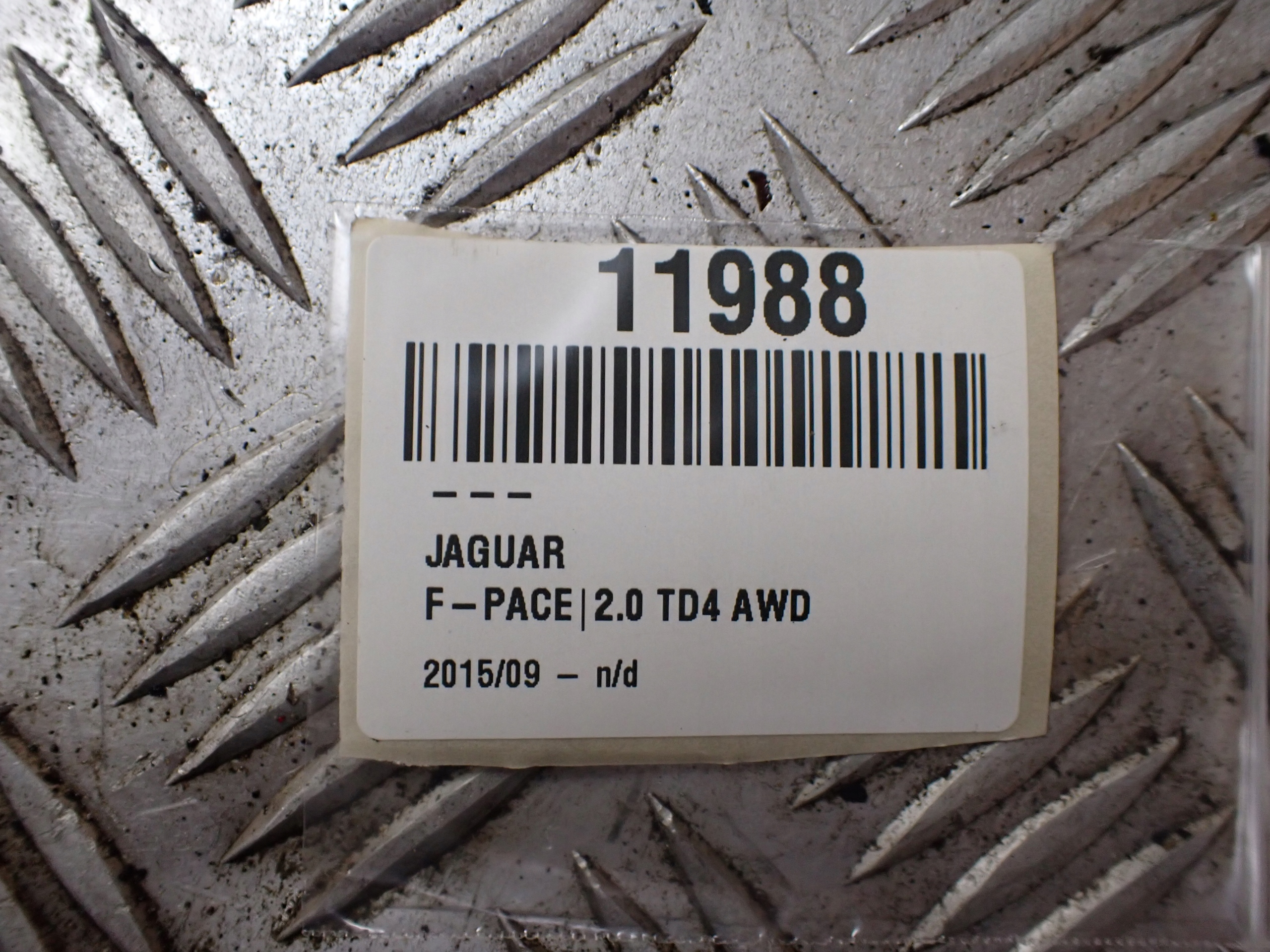 солнцезащитный козырек jaguar X761 2.0 16R 11988