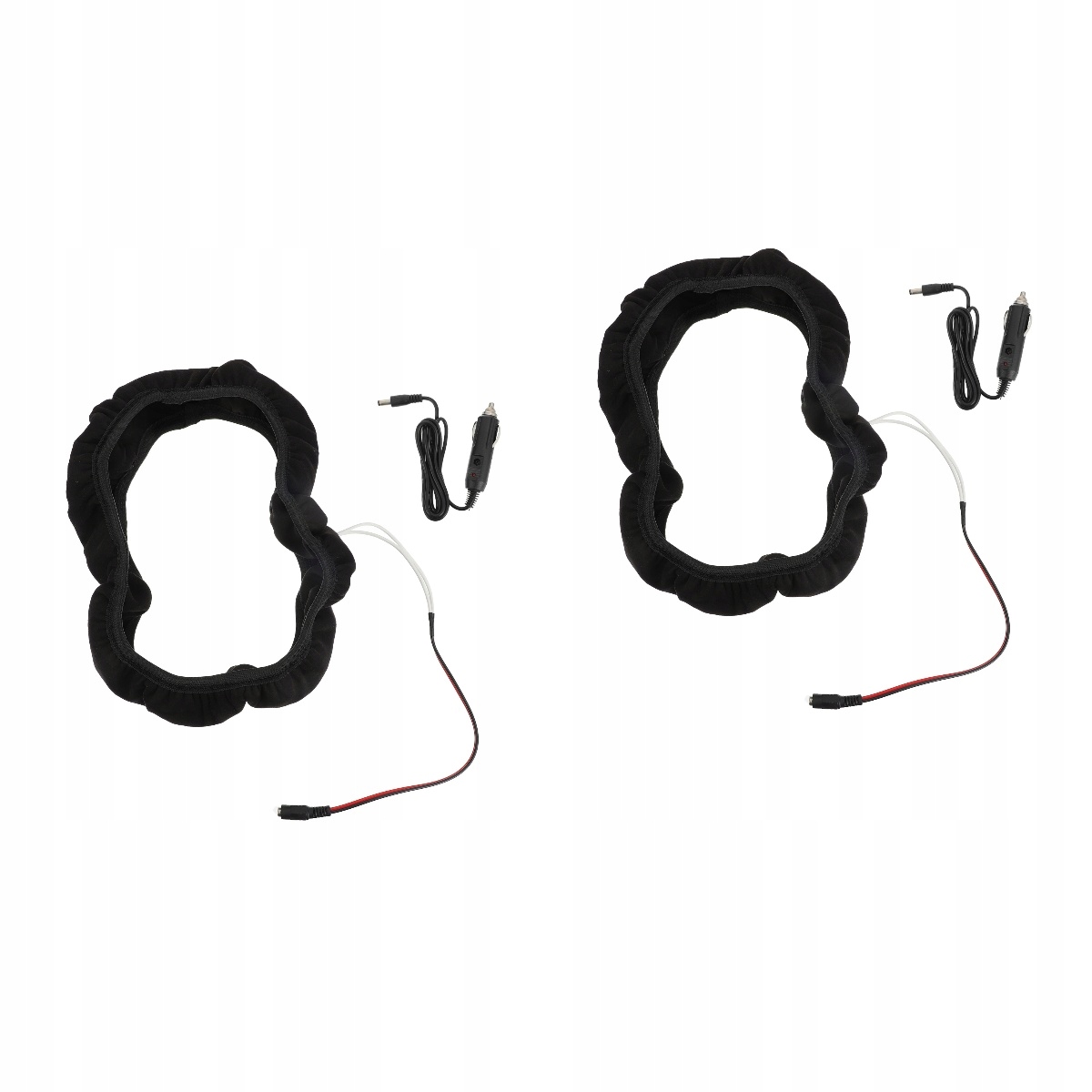 Pokrowiec na kierownicę pojazdu podgrzewany, puszysty, ciepły