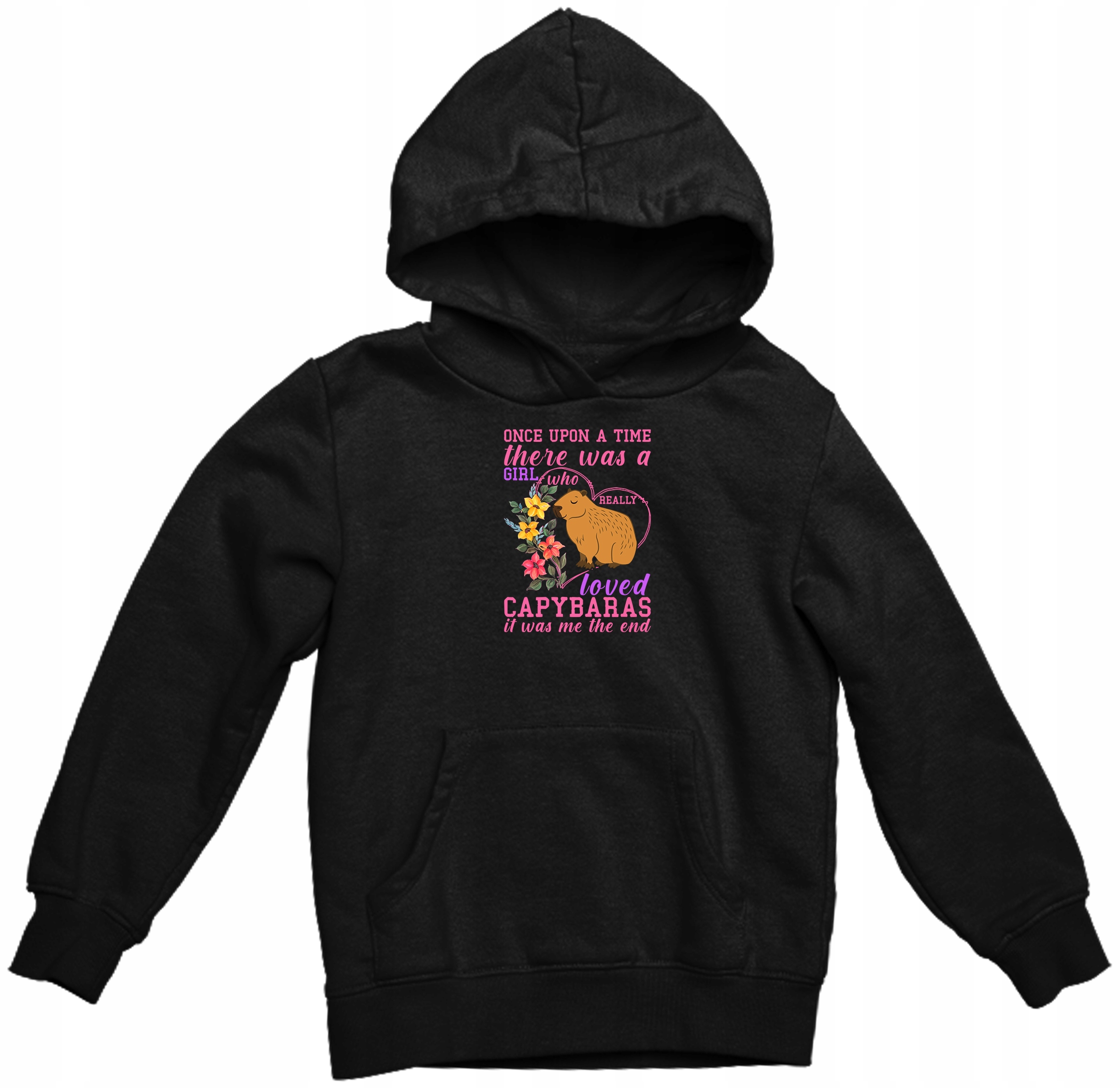 

Bluza Z Kapturem Kapibara Fana Czarna 1 M