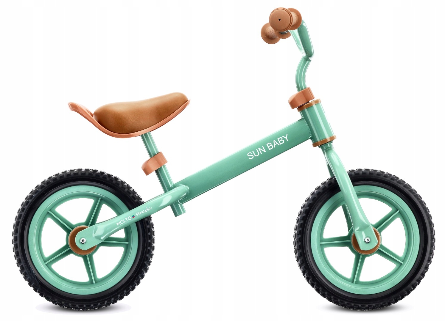 Rowerek biegowy lekki 2,5 kg dla dzieci 12cali dla 2 lat 3 lat Molto Strada