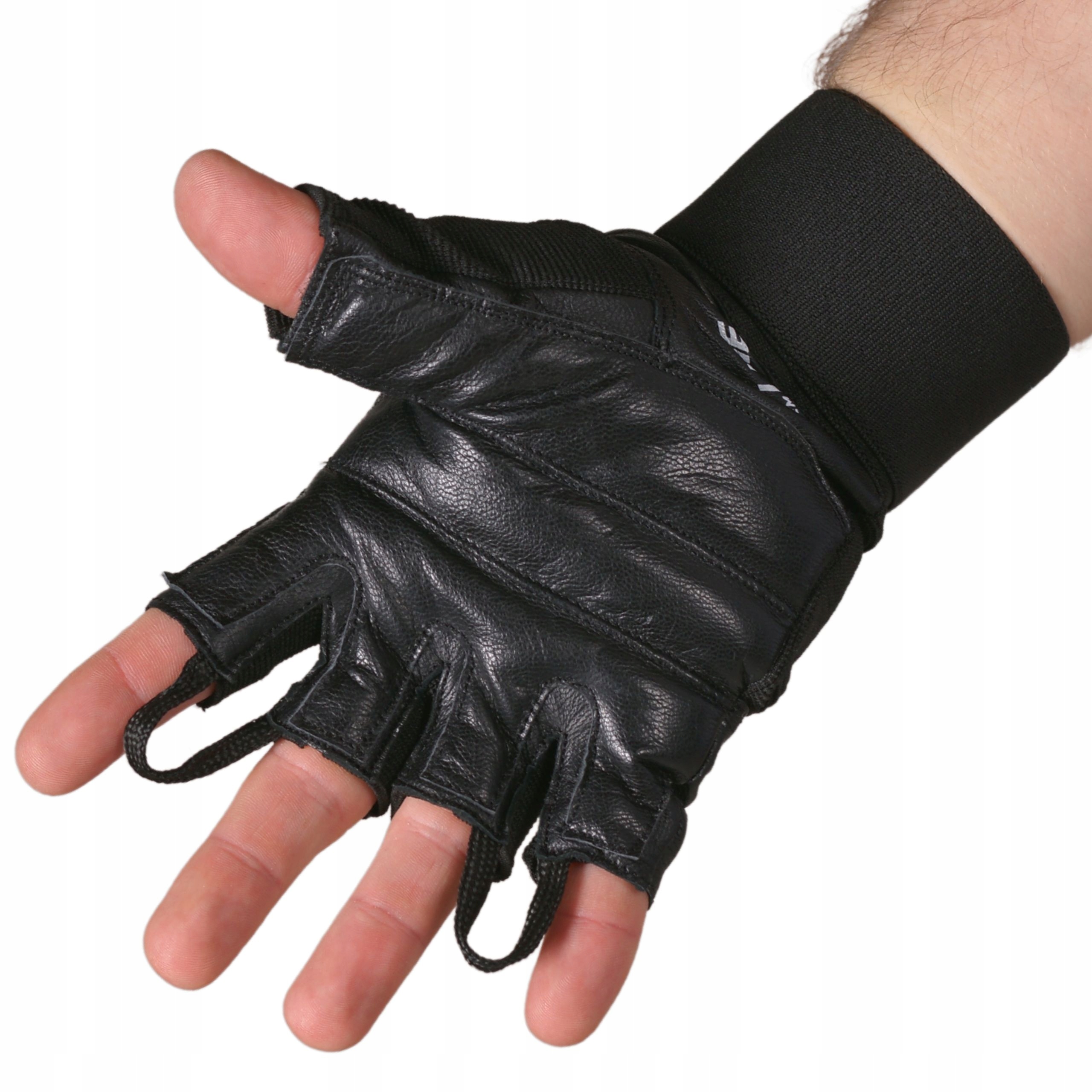 BELTOR SKÓRZANE RĘKAWICZKI TRENINGOWE NA SIŁOWNIE FLEXI FIT ROZMIAR XL Rozmiar XL