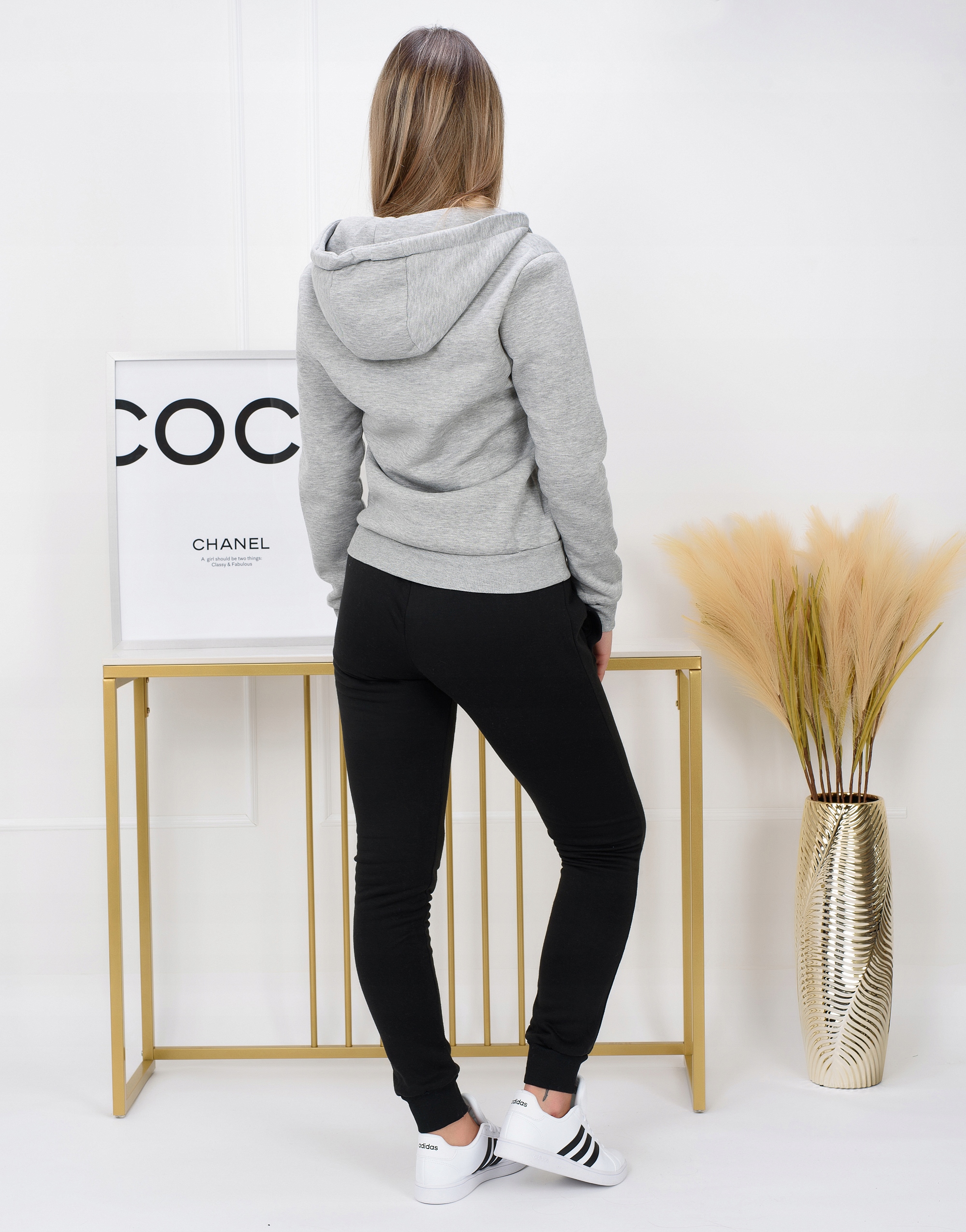 CK01 + D03 r. L DAMSKI KOMPLET DRESOWY Rękaw długi rękaw