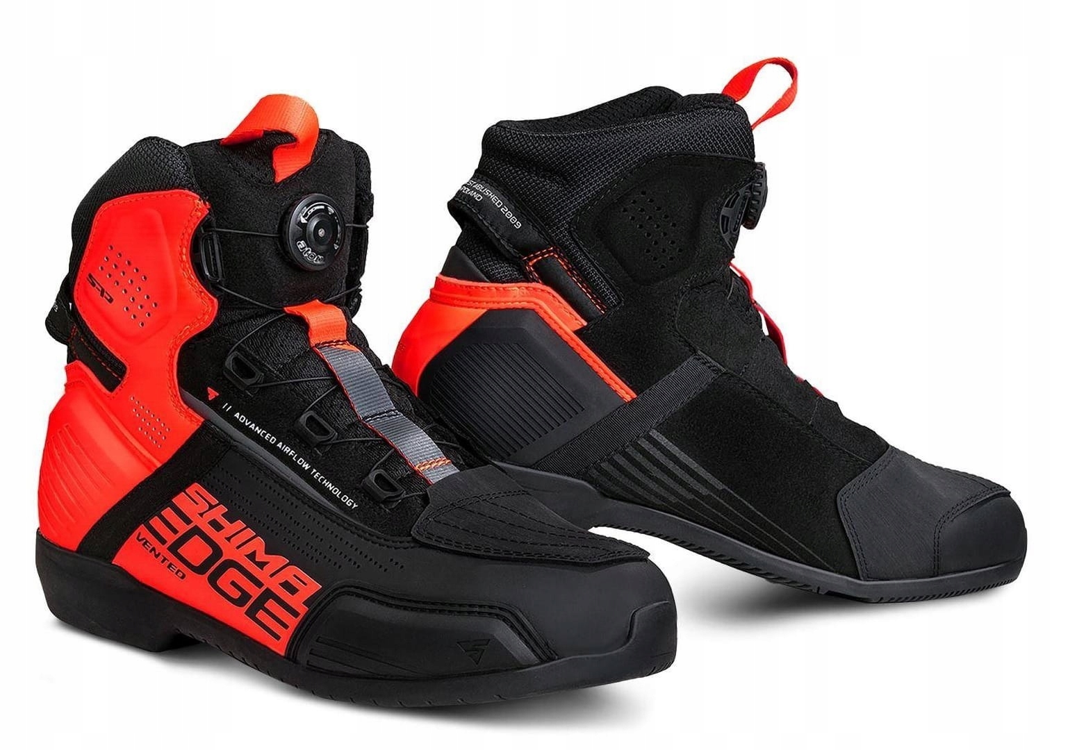 Moto Topánky Shima Edge Vent Pánske Red Men Mestské Krátke Červené