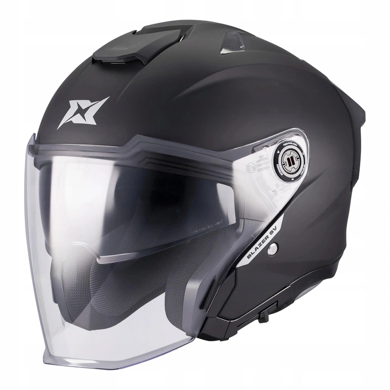 Motocyklová prilba Axxis Blazer Sv Solid A1 Matt Black čierna matná Darčeky