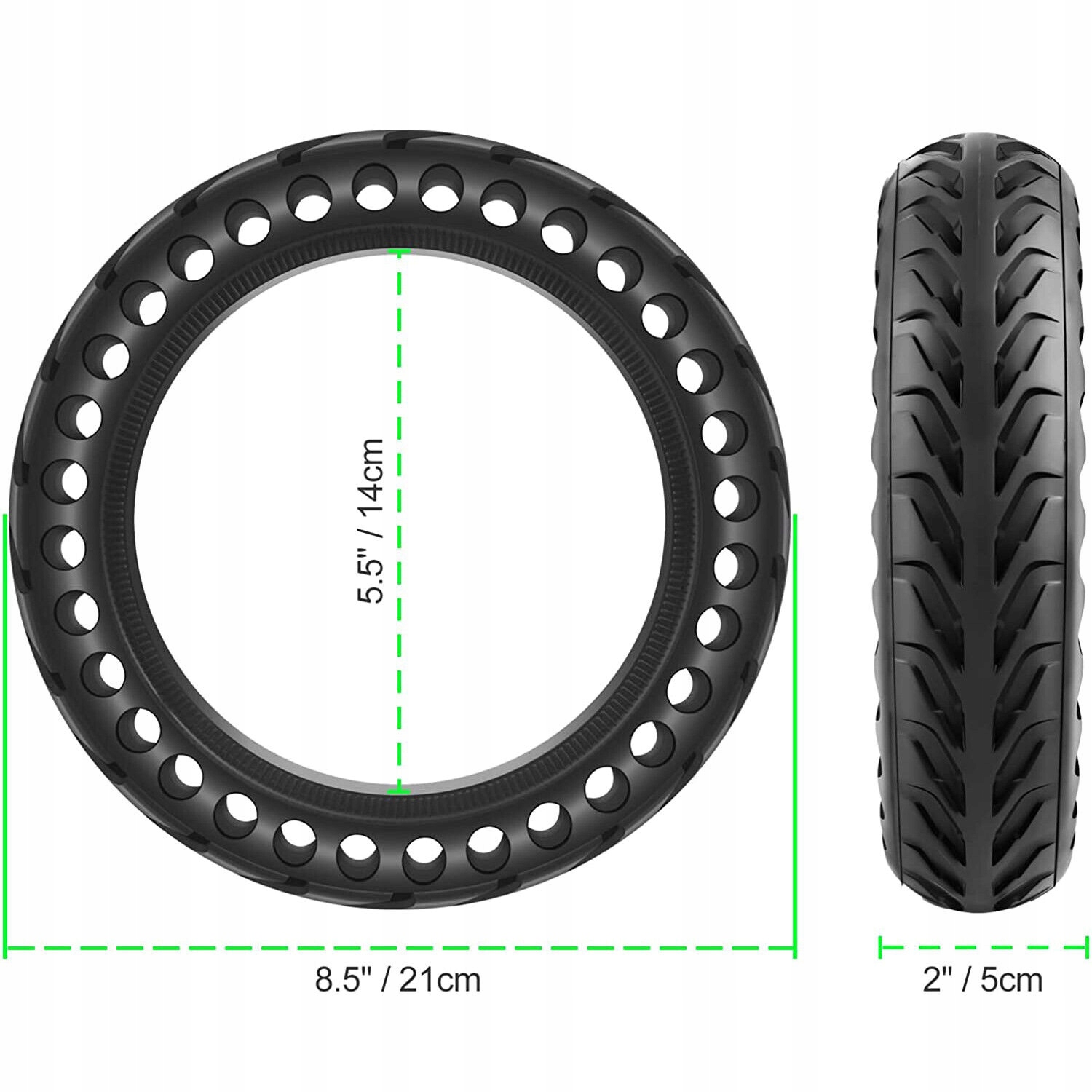 OPONY DO SKUTERA, 8,5 CALA, DO SKUTERA ELEKTRYCZNEGO, ODPORNE NA PRZEBICIE Producent felg Inny
