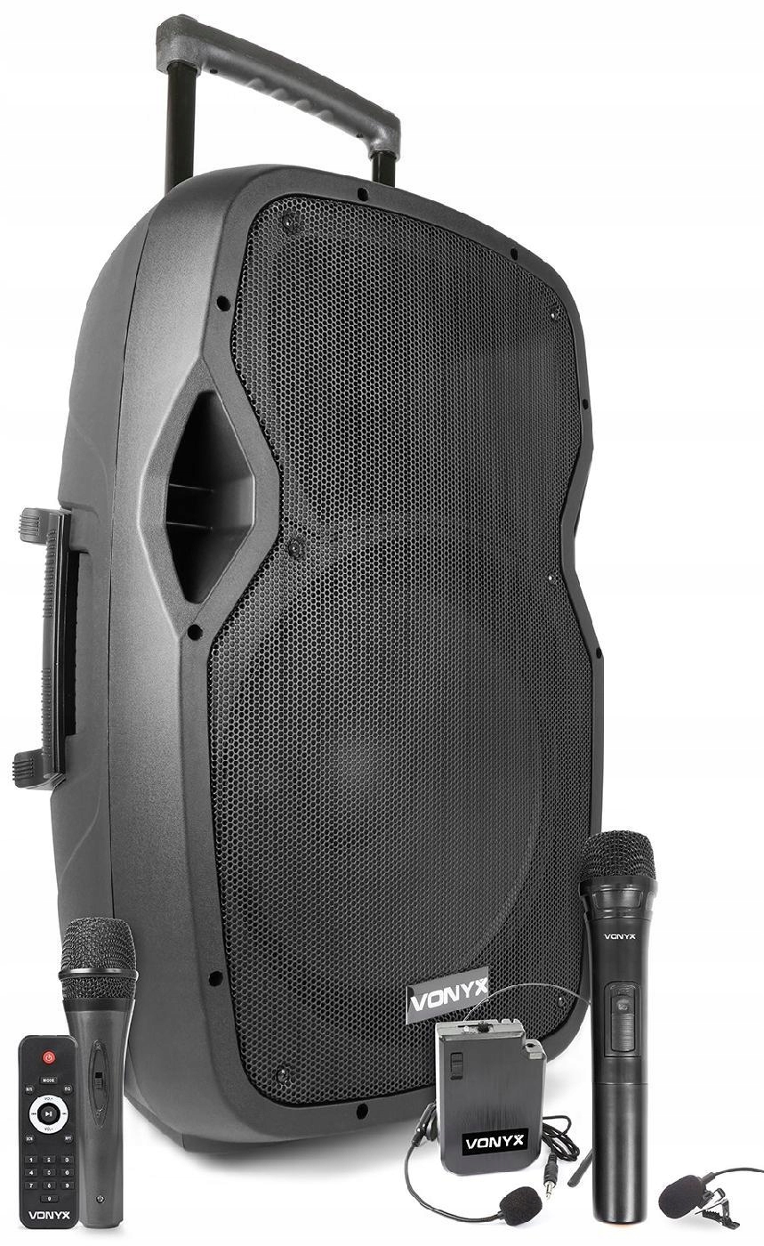 Kolumna Vonyx AP1500PA 15" MIC / BT / MP3 (Z4)