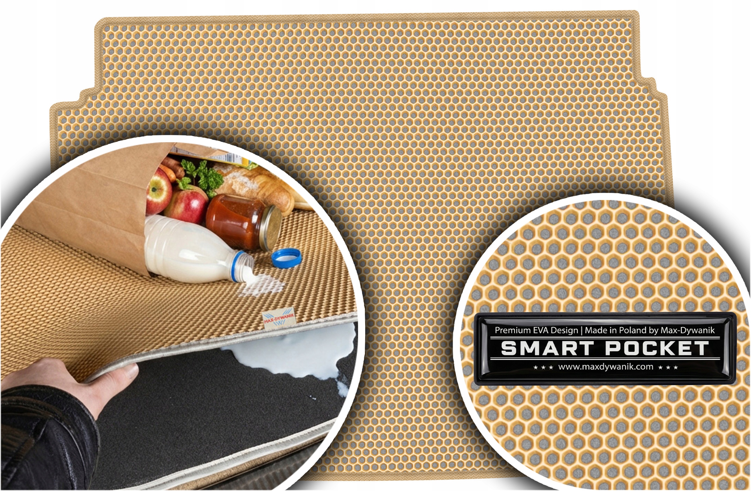 Nissan X-Trail III T32 Suv 2017-2021 Vložka do kufru Eva Smart Pocket Béžová