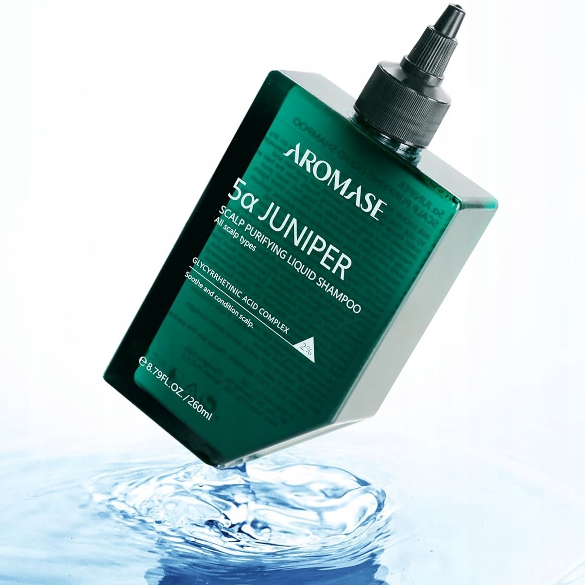 Silný Šampon Proti Lupům Aromase 5A Juniper Čistí Pokožku 260 ml