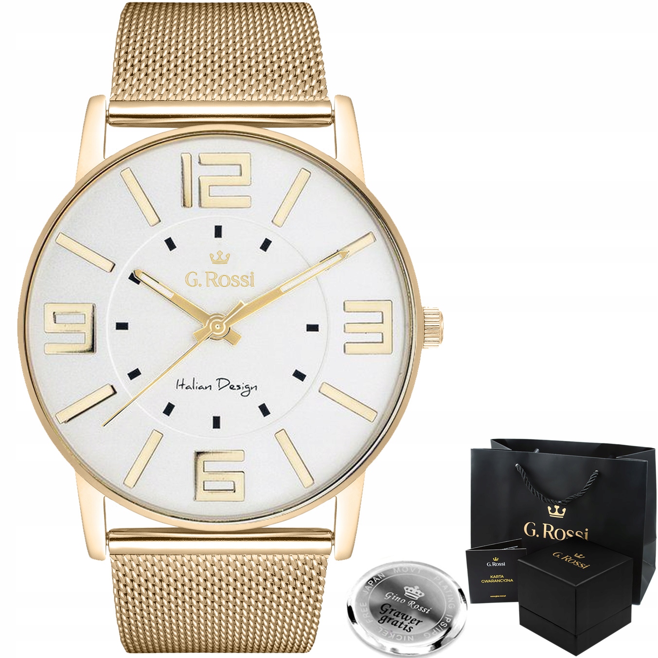 

Zegarek damski G. Rossi Giulia+box +grawer