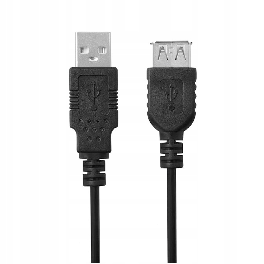KABEL PRZEDŁUŻACZ PRZEWÓD WTYK USB AM-AF 77cm