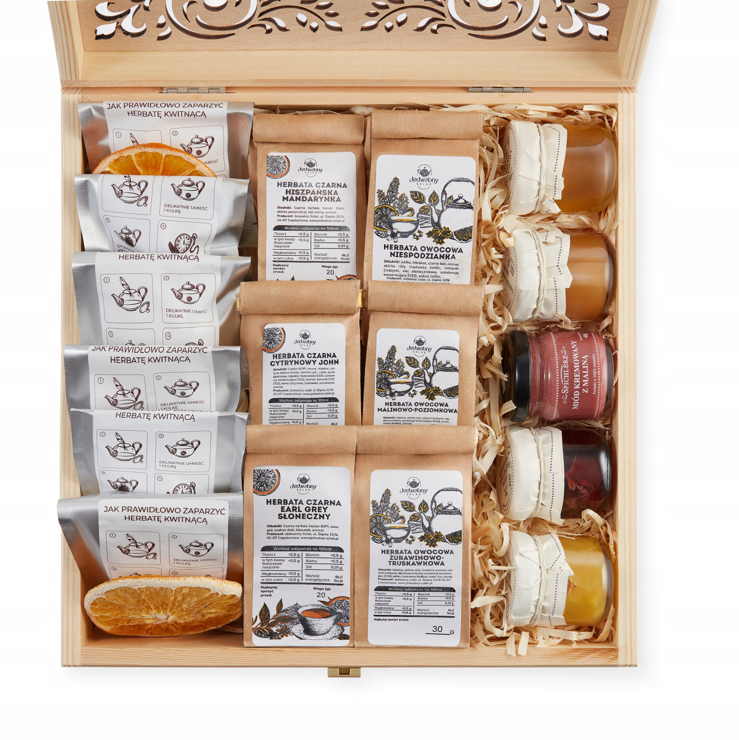 Zestaw herbaciany Premium skrzynka box