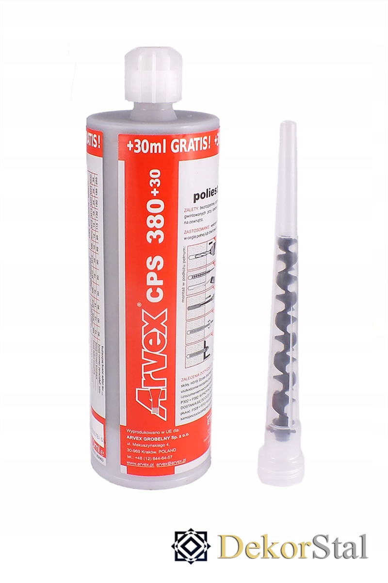 

Zaprawa Kotwa chemiczna Arvex Cps 380+30