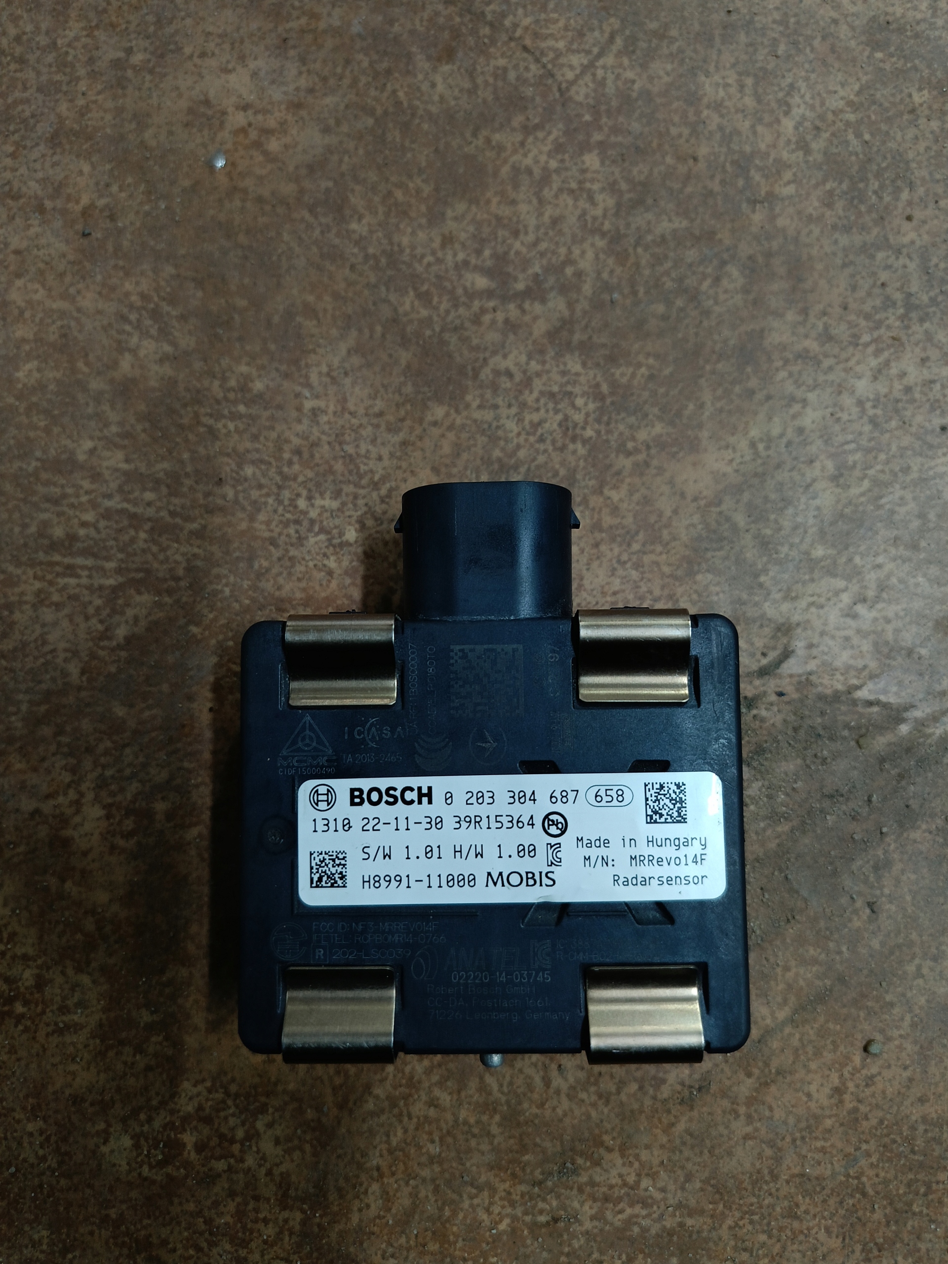 kia STONIC модуль датчик скорости 0203304687