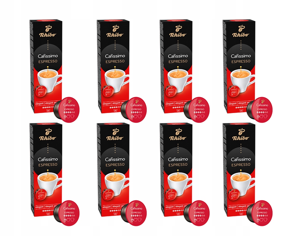 Kawa kapsułki Tchibo Cafissimo Espresso Elegant Aroma Arabica 80 szt.