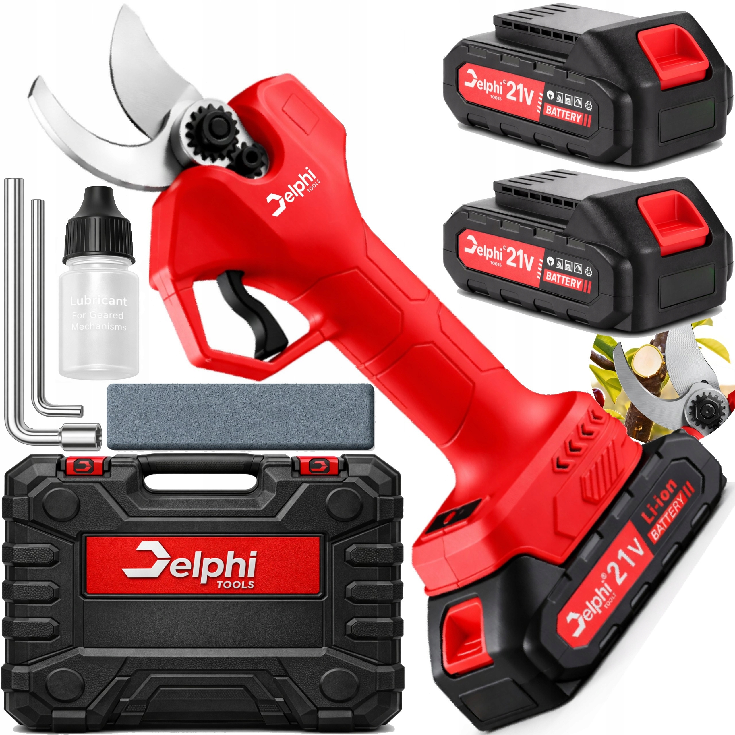 Záhradné Akumulátorové Nožnice Na Konáre Elektrické Záhradné 2xAKU 30mm SK-5