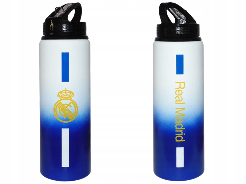 Real Madryt Bidon Aluminiowy 750 ML Z Ustnikiem Cieniowany